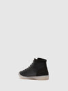 Lace-up Ankle Boots ISLEEN268SOF BLACK W/BLACK VEGAN SUEDE